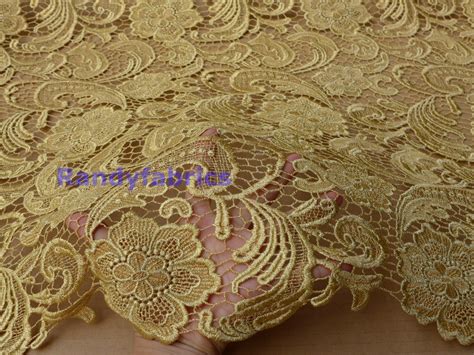 beige gold metallic lace floral fabric|Buy Gold Fabric .